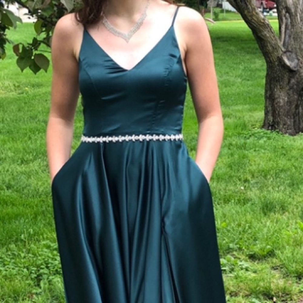 Green prom dress